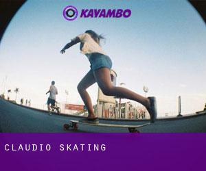 Cláudio skating