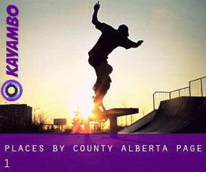 places by County (Alberta) - page 1