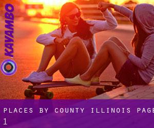 places by County (Illinois) - page 1