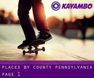 places by County (Pennsylvania) - page 1