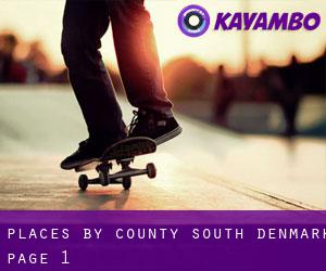 places by County (South Denmark) - page 1