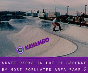 Skate Parks in Lot-et-Garonne by most populated area - page 2
