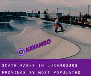 Skate Parks in Luxembourg Province by most populated area - page 1