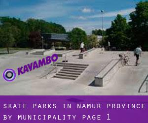 Skate Parks in Namur Province by municipality - page 1