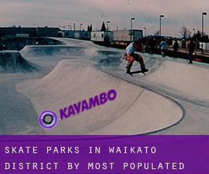 Skate Parks in Waikato District by most populated area - page 1