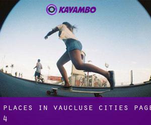places in Vaucluse (Cities) - page 4